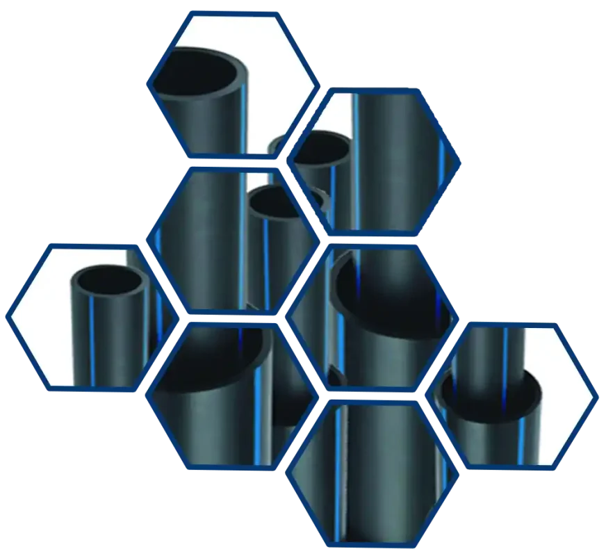 تصویر گرافیکی لوله پلی اتیلن